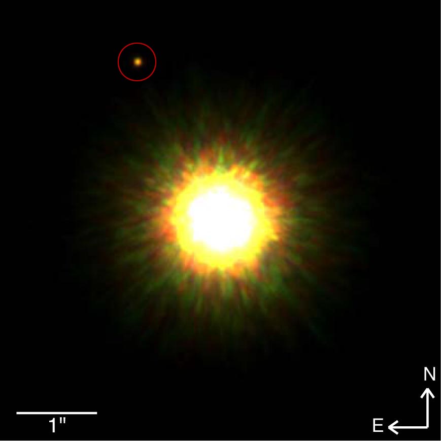 Primer planeta fotografiado directamente