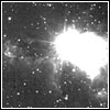 Black-and-white K-band image of AFGL 2591
