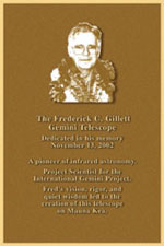 Dr. Frederick C. Gillett Plaque