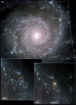 M74 (NGC 628) with inset