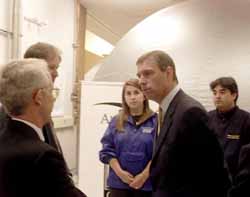 The Duke of York at a Star Lab