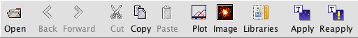 Program Editor Toolbar