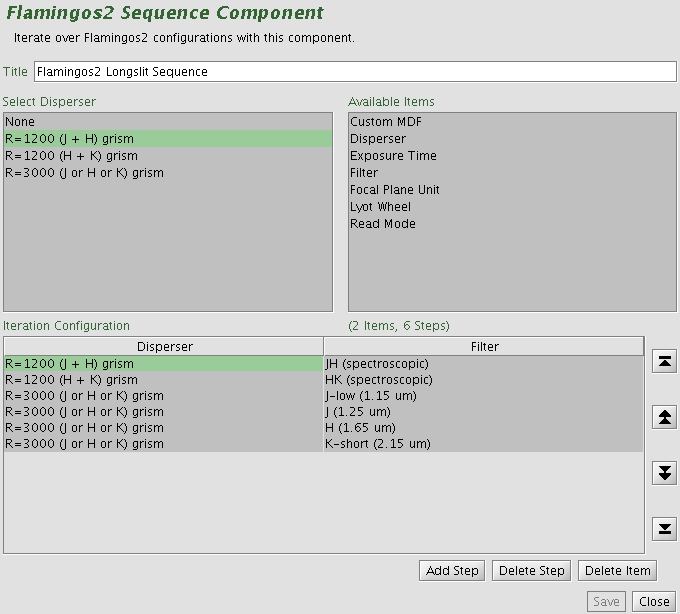 F2 iterator - spectroscopy