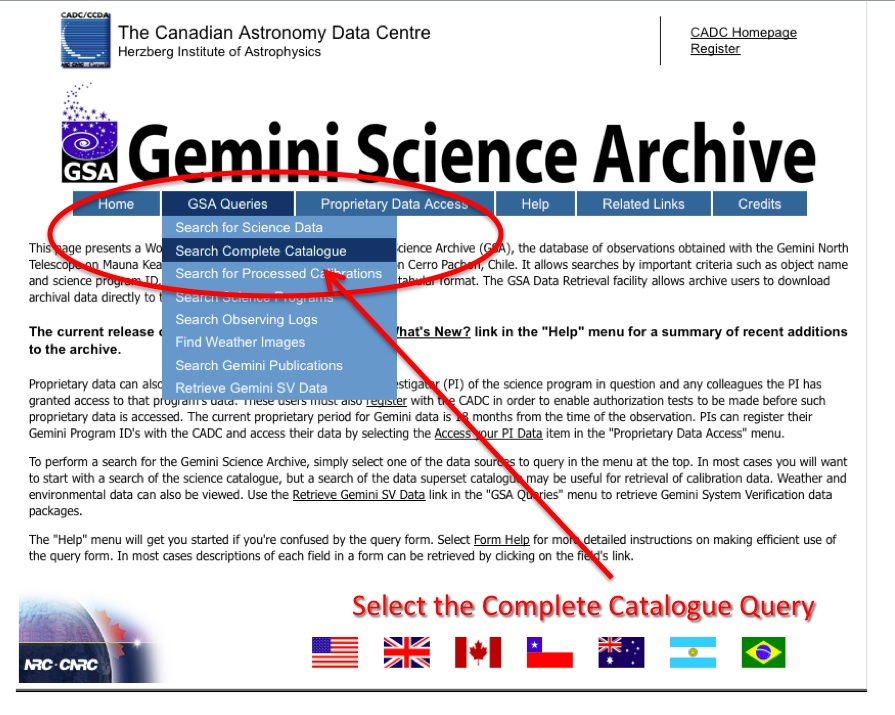 GSA Top page