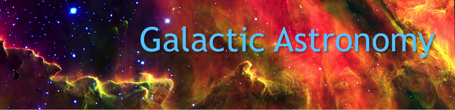 Galactic astronomy