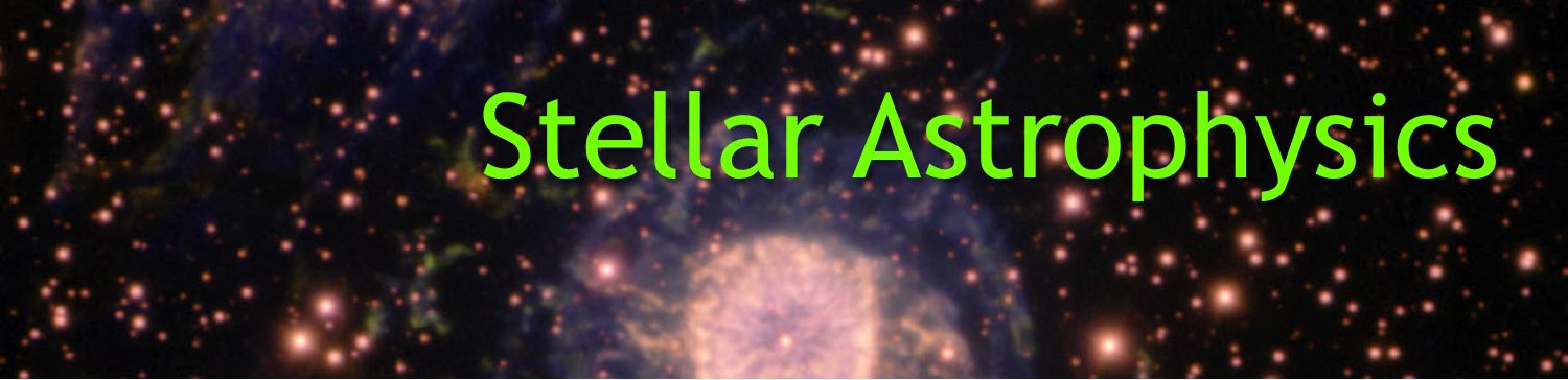 Stellar astrophysics