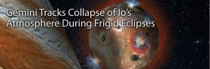Gemini Tracks Collapse of Io's Atmosphere During Frigid Eclipses