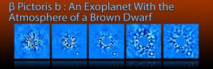 β Pictoris b: An Exoplanet With the Atmosphere of a Brown Dwarf