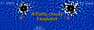 A Partly-cloudy Exoplanet