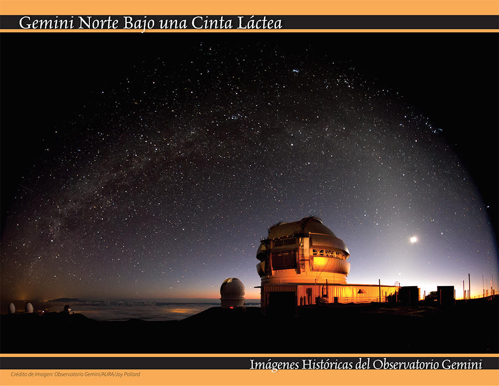 Gemini Norte Bajo una Cinta Láctea