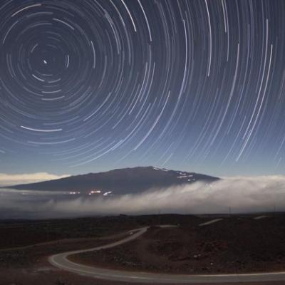 Star Trails Over Mauna Kea
