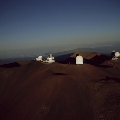Aerial Sunrise on Mauna Kea