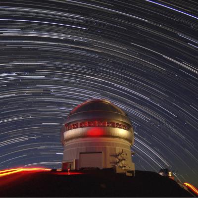 Star Trails Over Gemini North