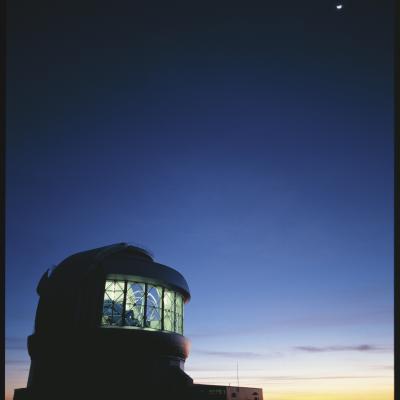 Sunset with Moon