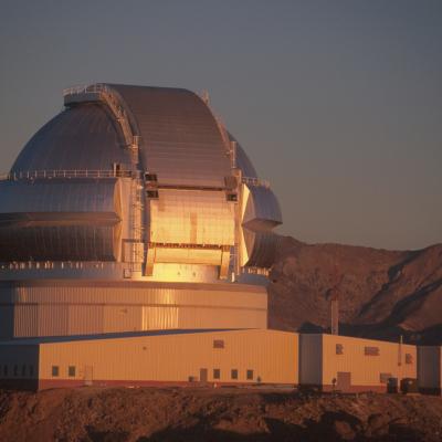 Sunset on the Completed Dome