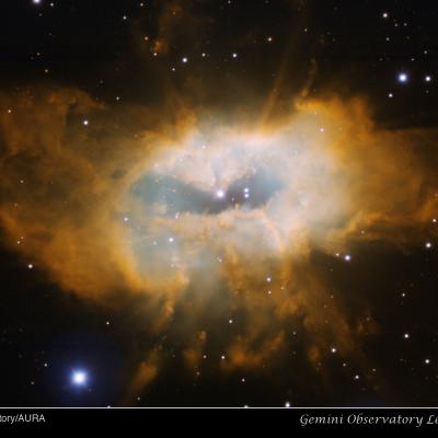 Complex Planetary Nebula Sh2-71