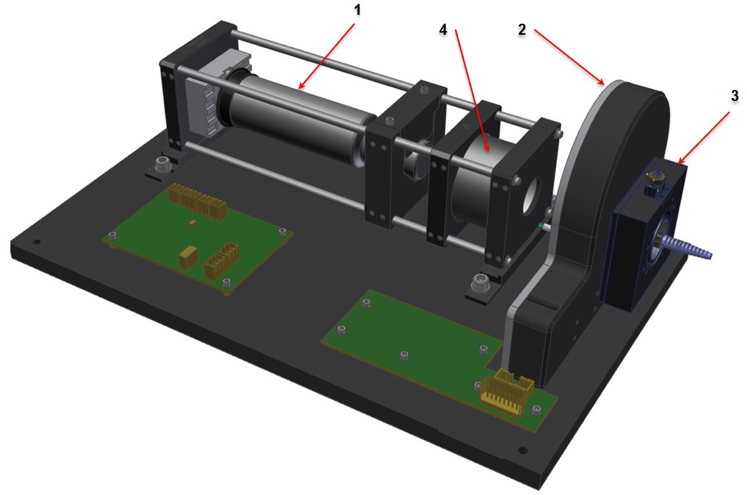 Schematic of the simultaneous calibration source