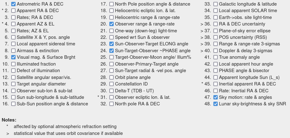 Target Environment nonsidereal target