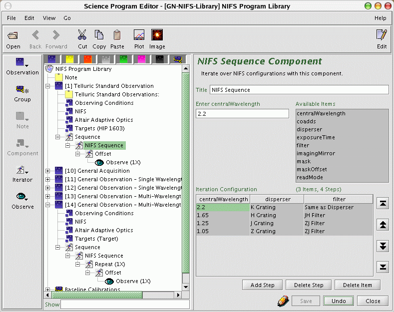 NIFS Iterator Component