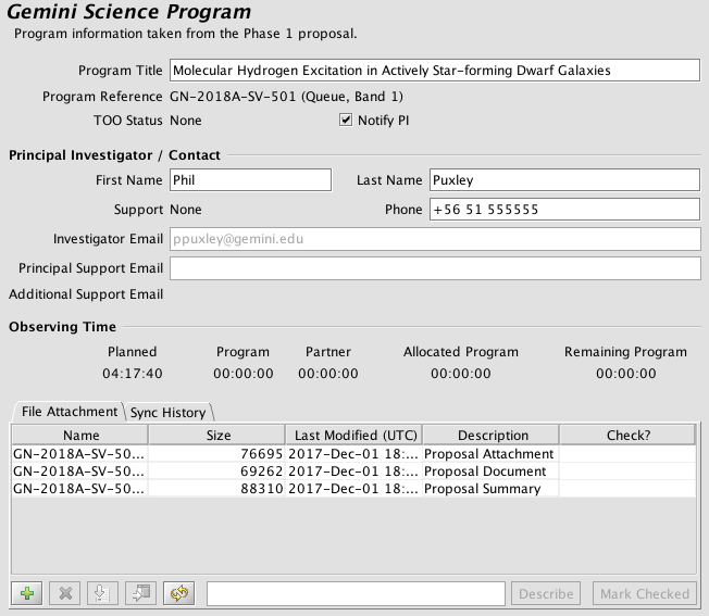 Program node