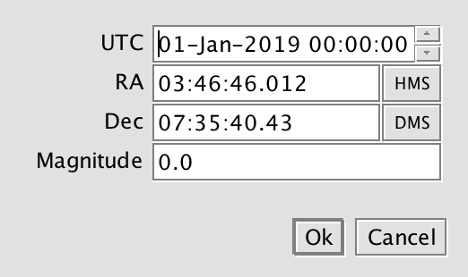 Editing a PIT ephemeris element