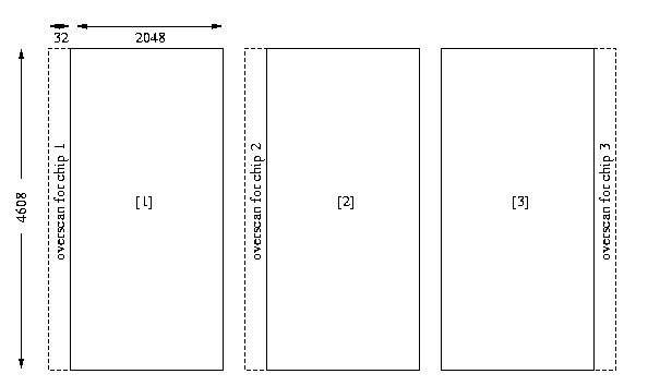 Layout of GMOS-N detector array